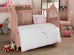 КПБ 4 предеметов  с вафельным покрывалом серии "Sweet Flowers"