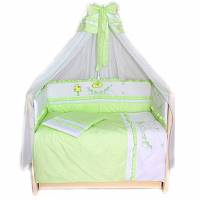 Комплект в кроватку "Веселая семейка", 7 предметов.